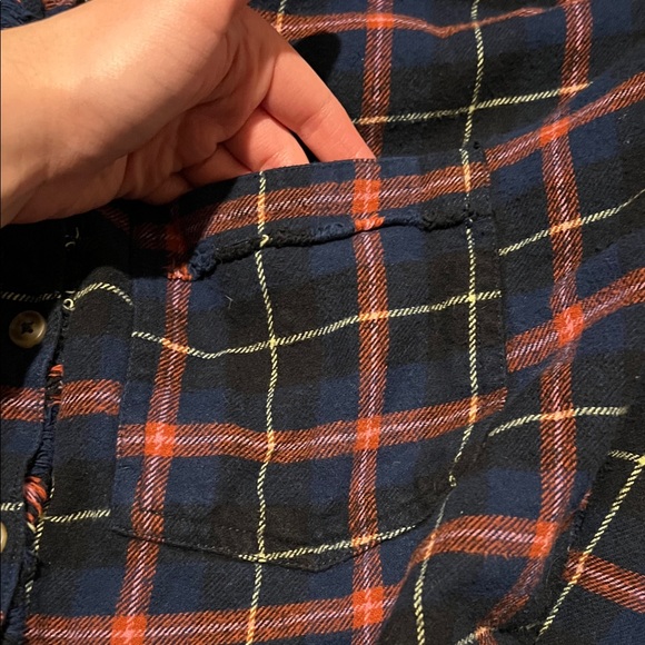 Free People We The Free Flannel Shirt - Picture 3 of 10